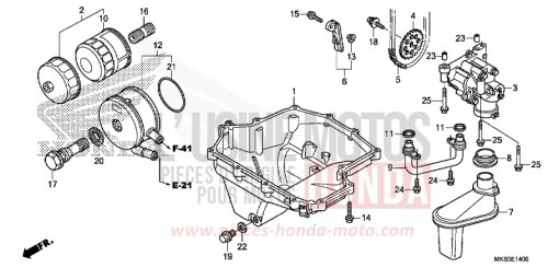 OIL PAN/OIL PUMP CBR1000RRG de 2016
